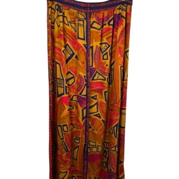 Farm Rio Cool Tropical Button Down Maxi Skirt Size Medium - Picture 7 of 15
